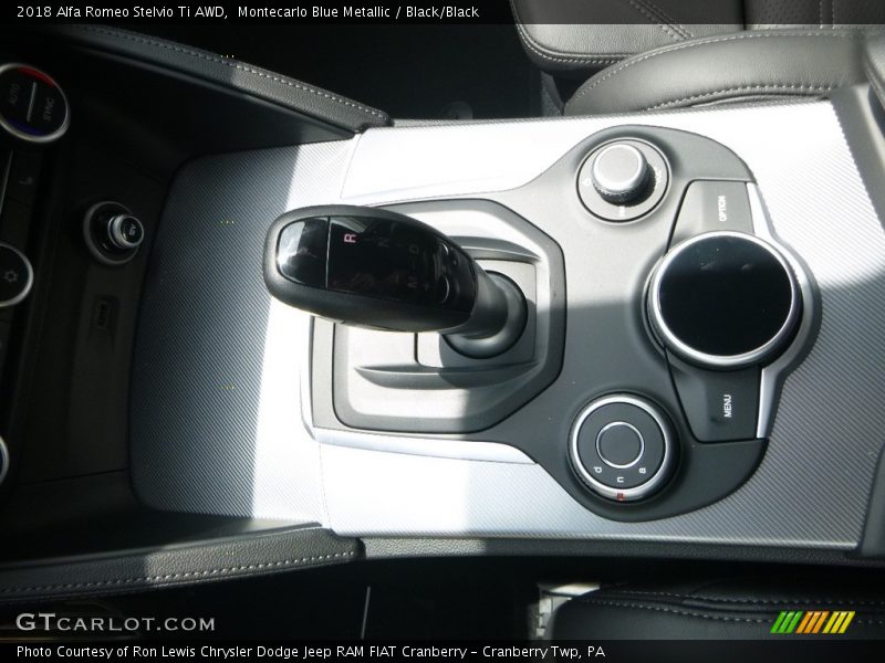 Montecarlo Blue Metallic / Black/Black 2018 Alfa Romeo Stelvio Ti AWD