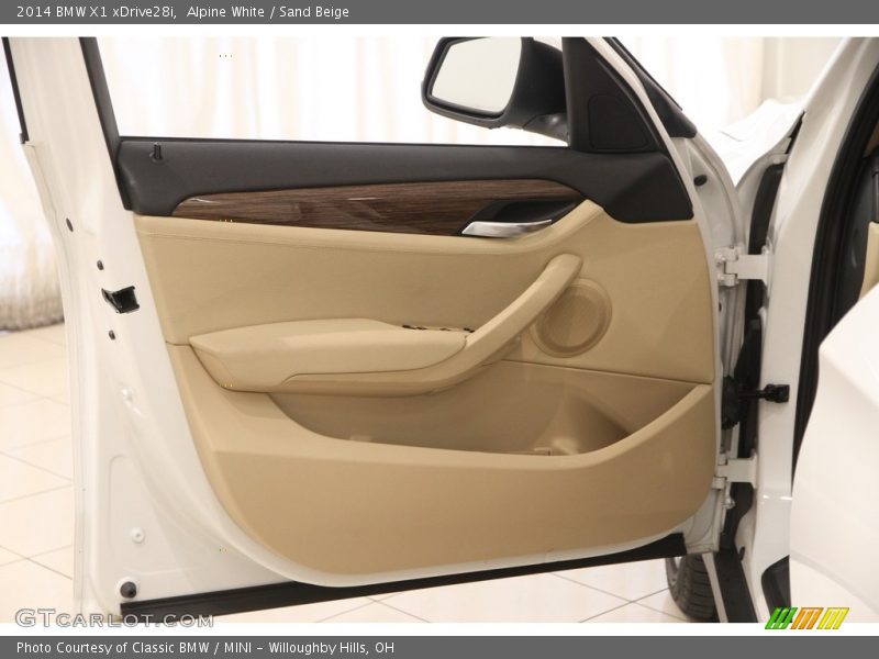 Alpine White / Sand Beige 2014 BMW X1 xDrive28i