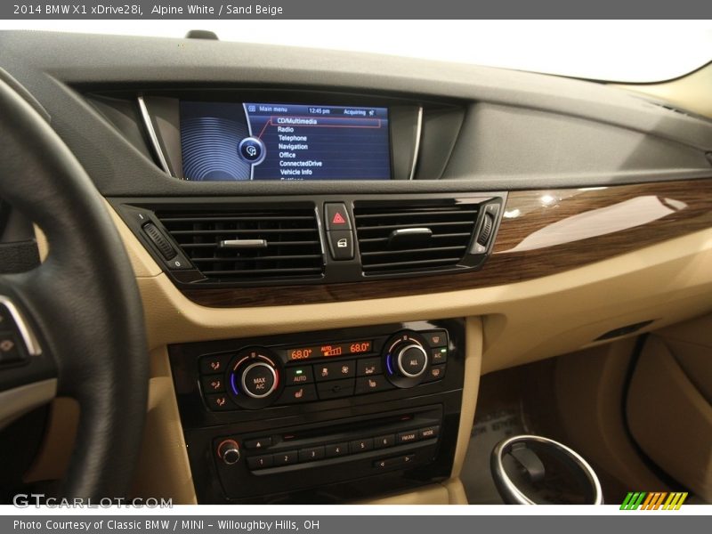 Alpine White / Sand Beige 2014 BMW X1 xDrive28i