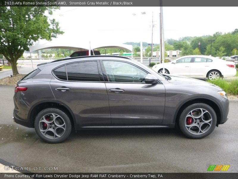  2018 Stelvio Sport AWD Stromboli Gray Metallic