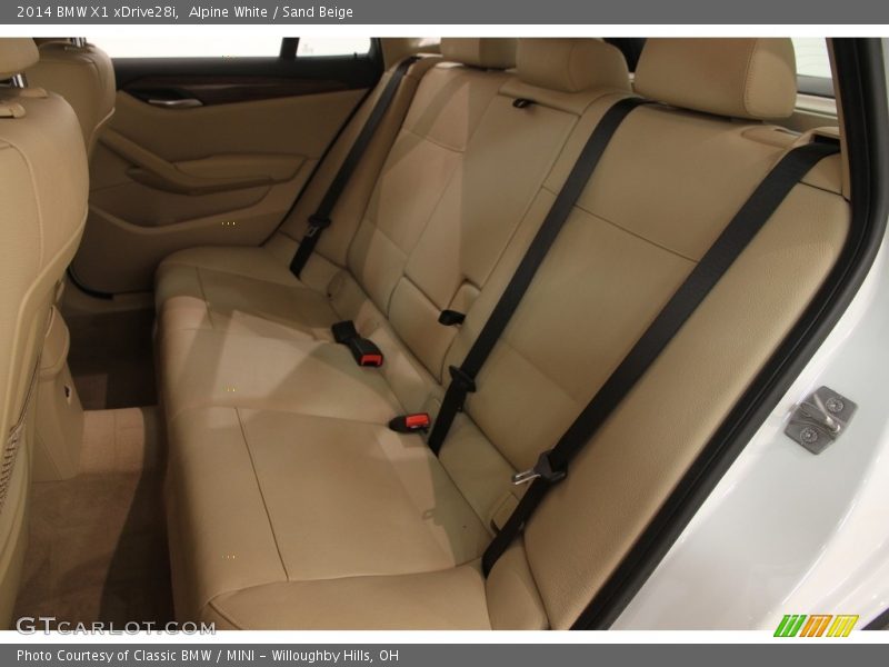 Alpine White / Sand Beige 2014 BMW X1 xDrive28i