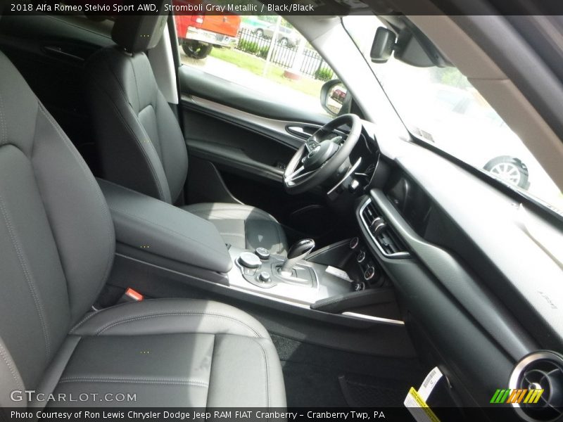 Front Seat of 2018 Stelvio Sport AWD