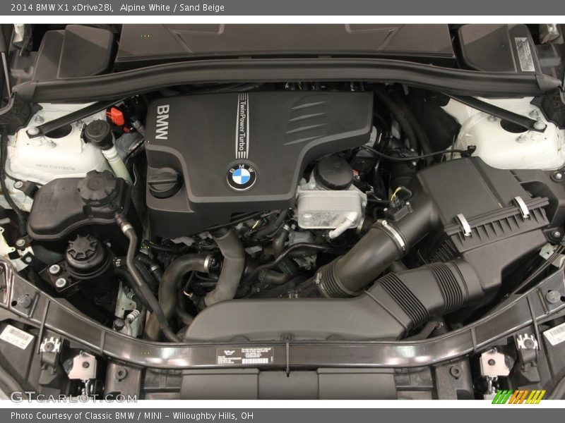 Alpine White / Sand Beige 2014 BMW X1 xDrive28i