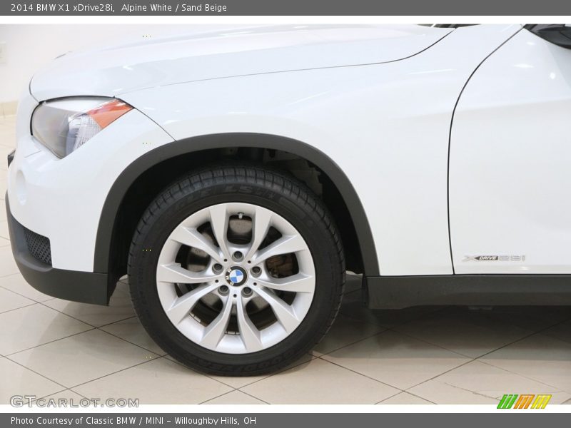Alpine White / Sand Beige 2014 BMW X1 xDrive28i