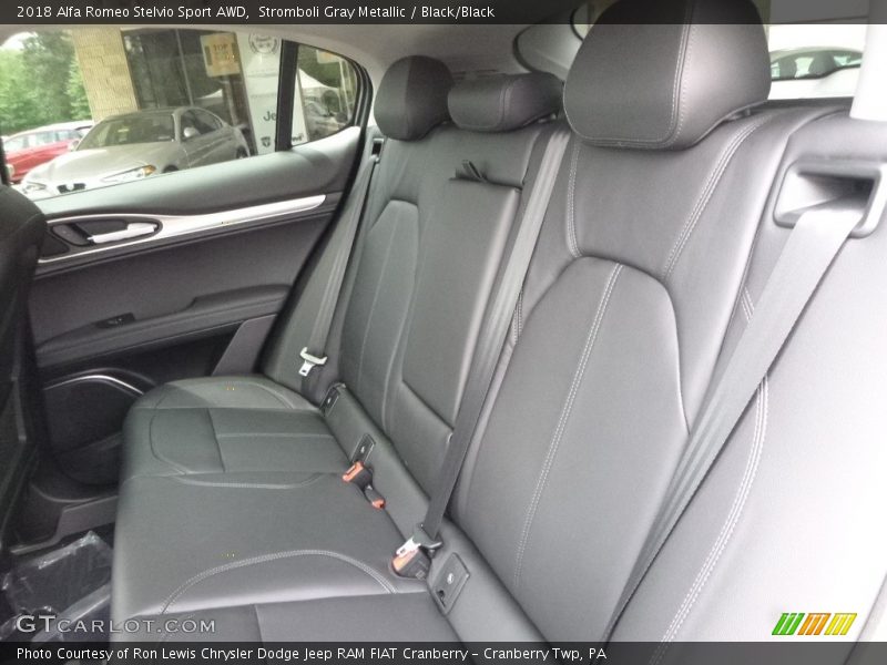 Rear Seat of 2018 Stelvio Sport AWD