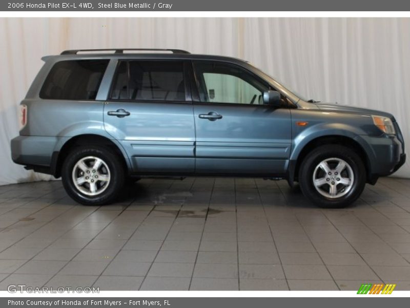 Steel Blue Metallic / Gray 2006 Honda Pilot EX-L 4WD