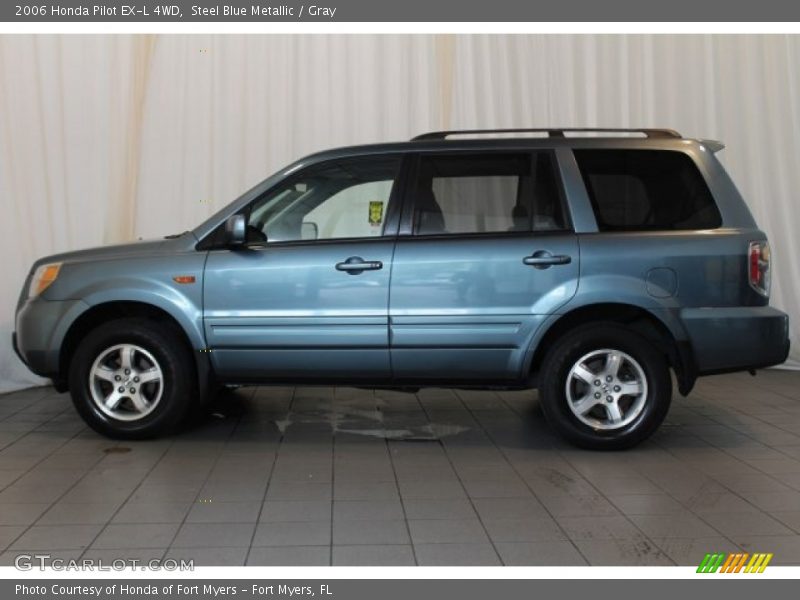 Steel Blue Metallic / Gray 2006 Honda Pilot EX-L 4WD