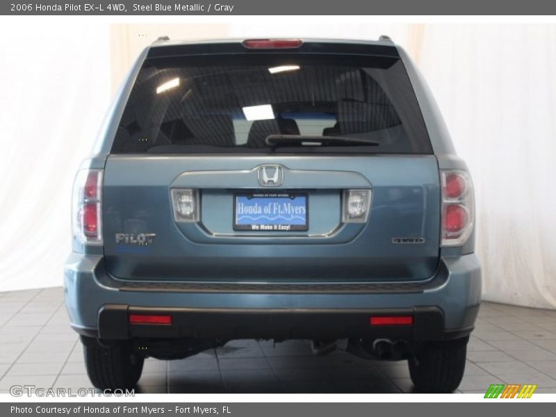 Steel Blue Metallic / Gray 2006 Honda Pilot EX-L 4WD