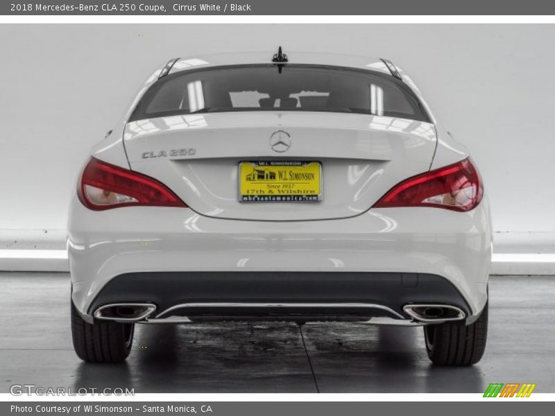 Cirrus White / Black 2018 Mercedes-Benz CLA 250 Coupe