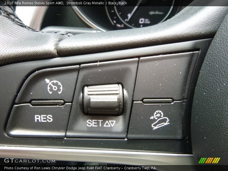 Controls of 2018 Stelvio Sport AWD