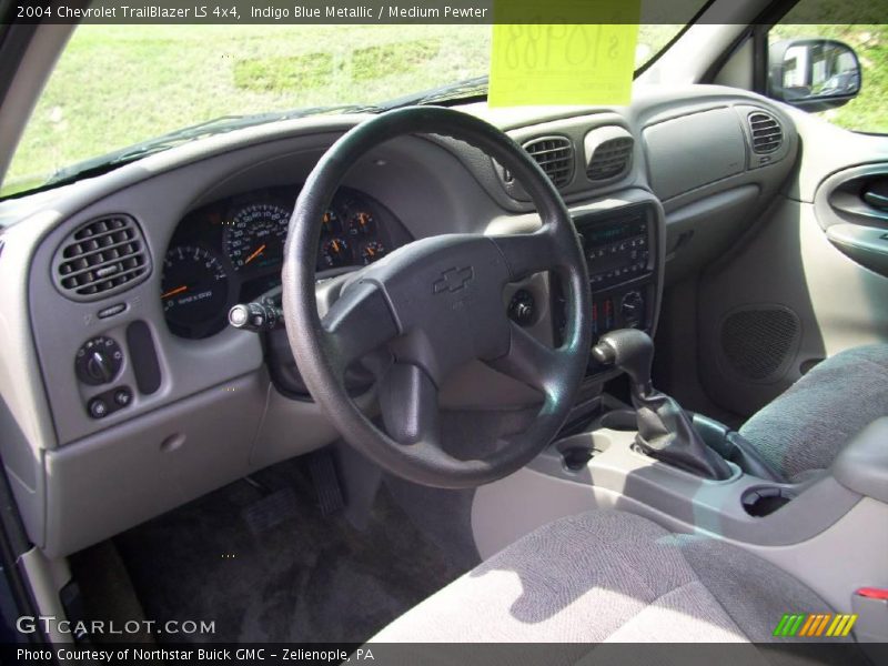 Indigo Blue Metallic / Medium Pewter 2004 Chevrolet TrailBlazer LS 4x4