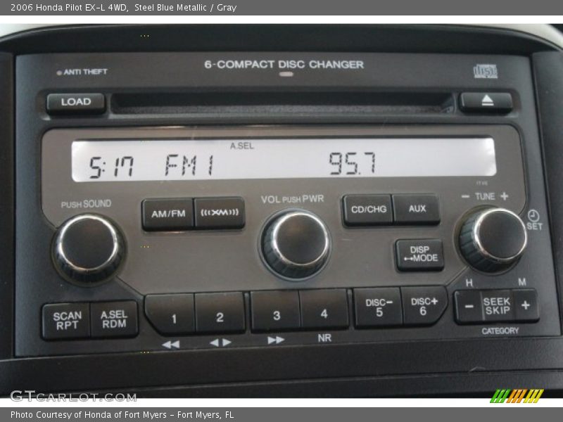 Steel Blue Metallic / Gray 2006 Honda Pilot EX-L 4WD