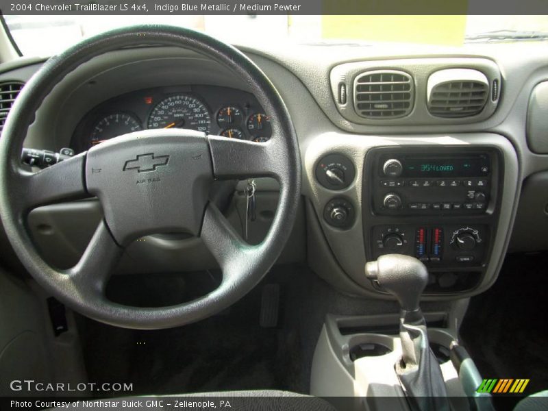 Indigo Blue Metallic / Medium Pewter 2004 Chevrolet TrailBlazer LS 4x4