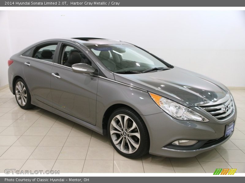 Harbor Gray Metallic / Gray 2014 Hyundai Sonata Limited 2.0T