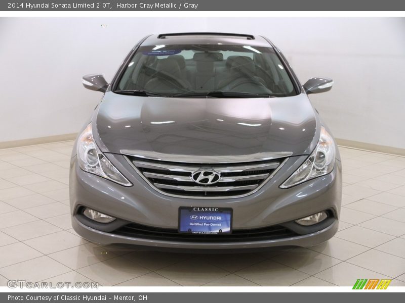 Harbor Gray Metallic / Gray 2014 Hyundai Sonata Limited 2.0T