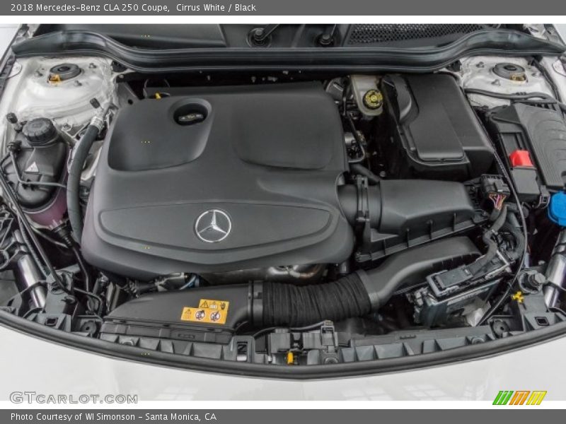 Cirrus White / Black 2018 Mercedes-Benz CLA 250 Coupe