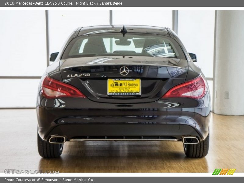 Night Black / Sahara Beige 2018 Mercedes-Benz CLA 250 Coupe