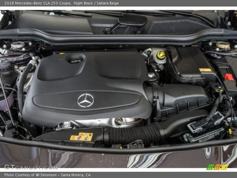 Night Black / Sahara Beige 2018 Mercedes-Benz CLA 250 Coupe