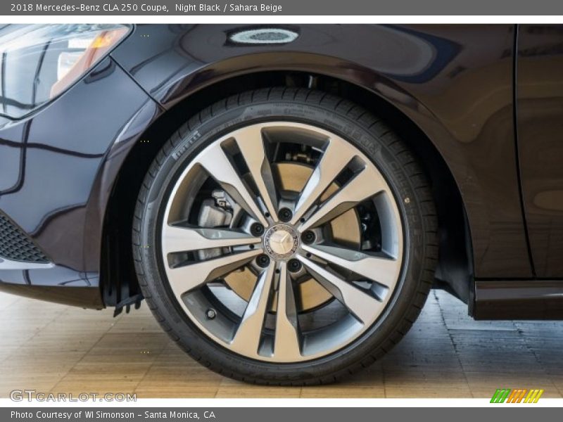 Night Black / Sahara Beige 2018 Mercedes-Benz CLA 250 Coupe