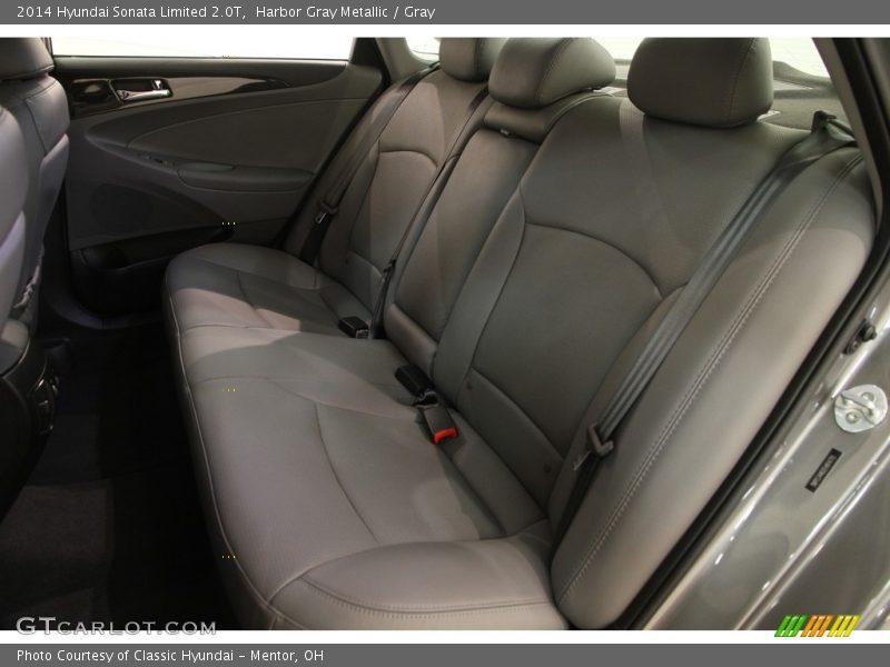 Harbor Gray Metallic / Gray 2014 Hyundai Sonata Limited 2.0T