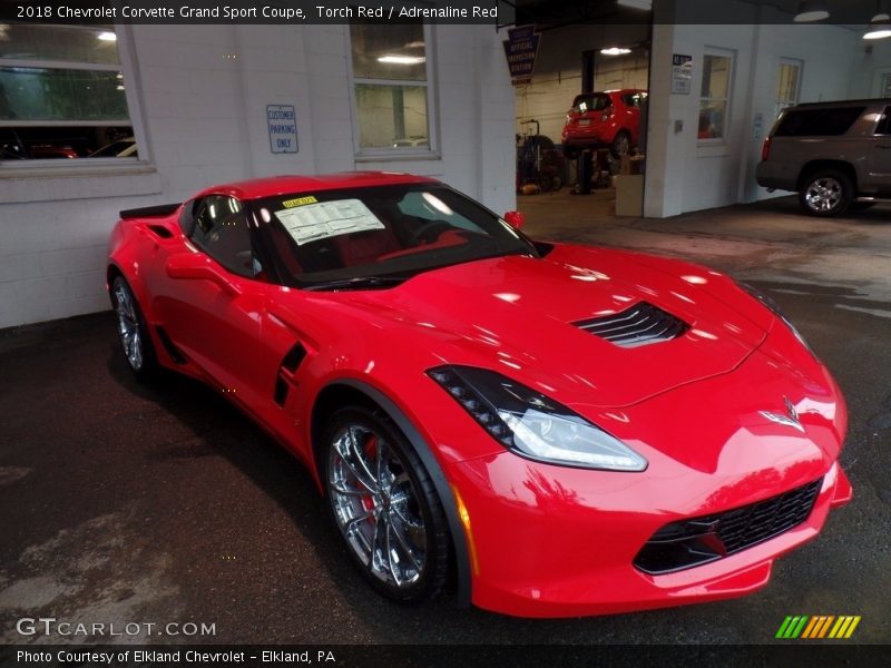 Torch Red / Adrenaline Red 2018 Chevrolet Corvette Grand Sport Coupe