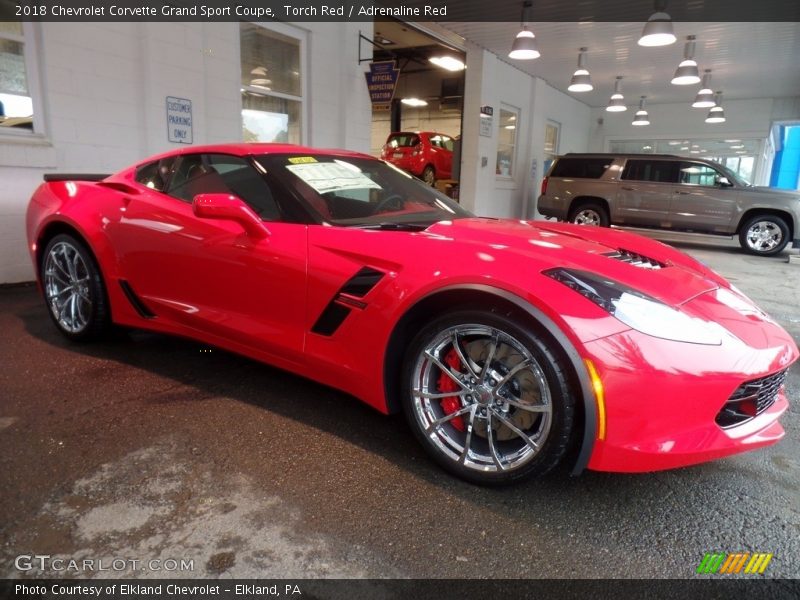 Torch Red / Adrenaline Red 2018 Chevrolet Corvette Grand Sport Coupe