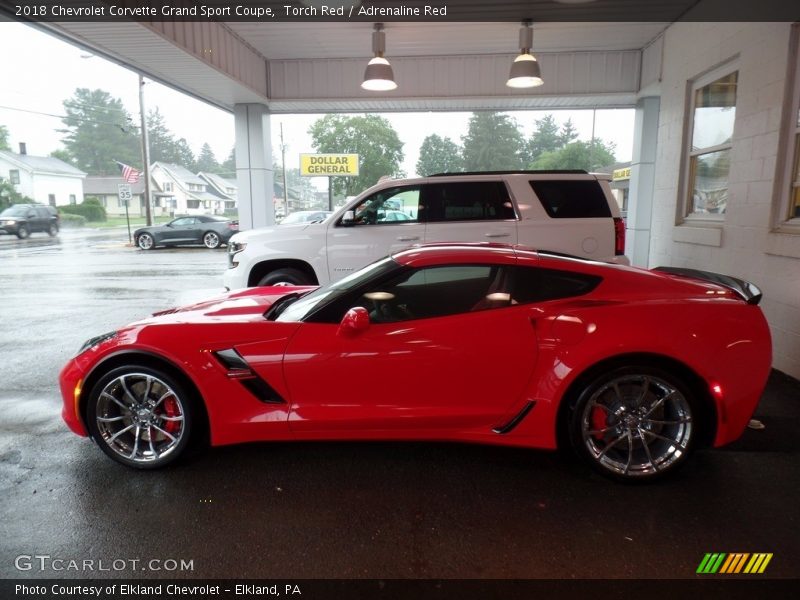 Torch Red / Adrenaline Red 2018 Chevrolet Corvette Grand Sport Coupe