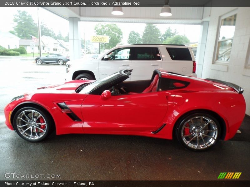 Torch Red / Adrenaline Red 2018 Chevrolet Corvette Grand Sport Coupe