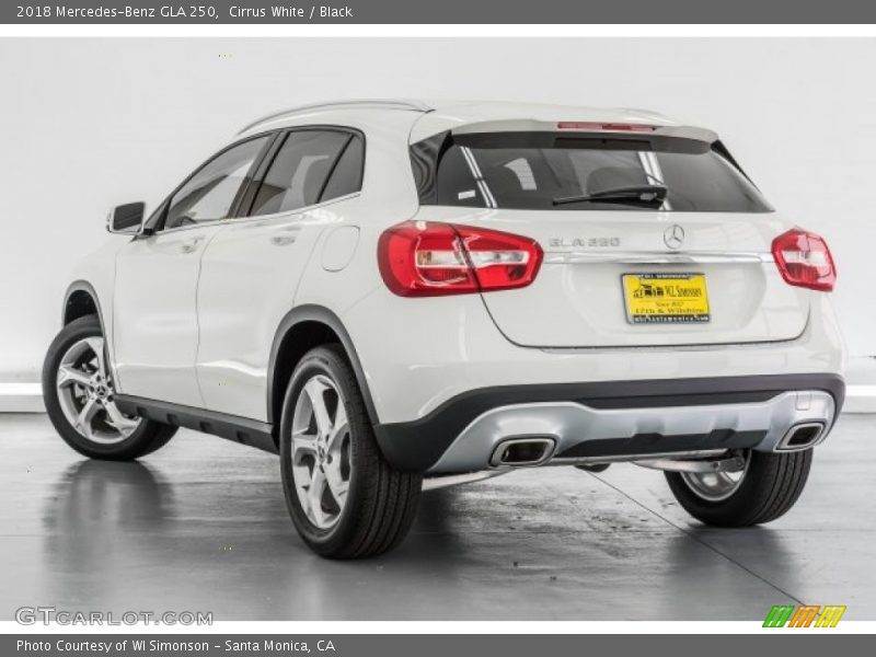 Cirrus White / Black 2018 Mercedes-Benz GLA 250