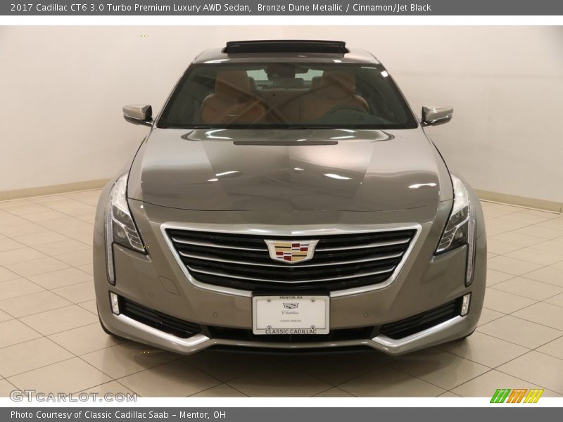 Bronze Dune Metallic / Cinnamon/Jet Black 2017 Cadillac CT6 3.0 Turbo Premium Luxury AWD Sedan