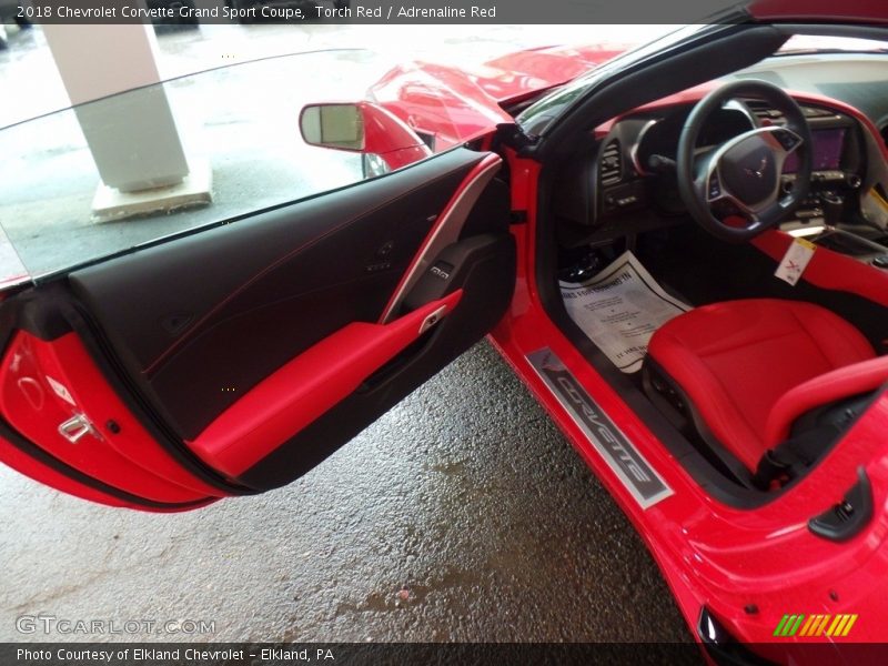 Torch Red / Adrenaline Red 2018 Chevrolet Corvette Grand Sport Coupe