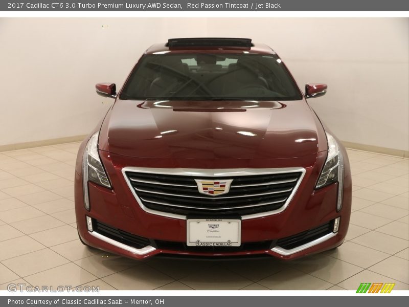 Red Passion Tintcoat / Jet Black 2017 Cadillac CT6 3.0 Turbo Premium Luxury AWD Sedan