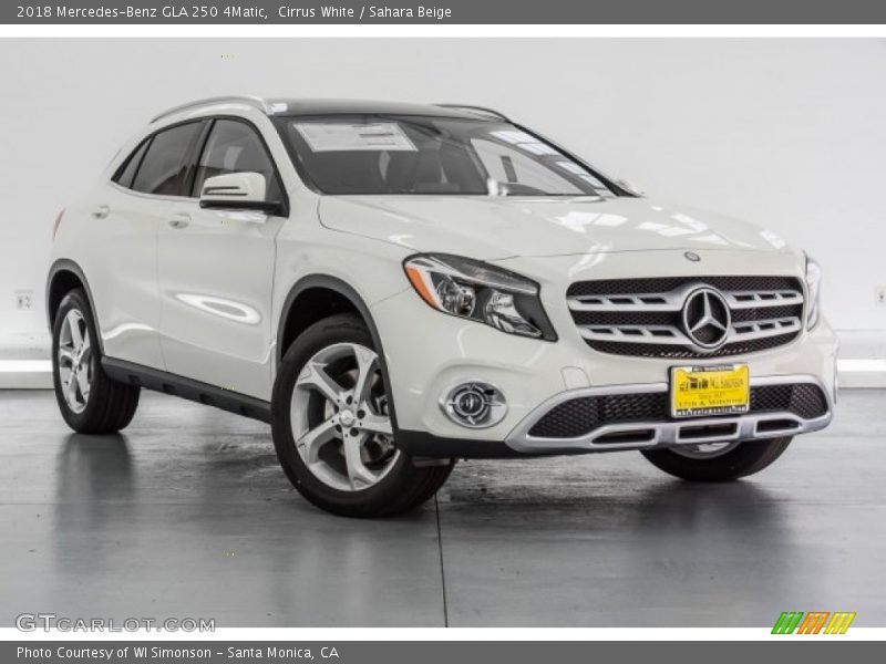 Cirrus White / Sahara Beige 2018 Mercedes-Benz GLA 250 4Matic