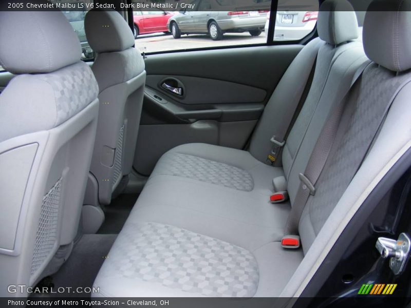 Dark Blue Metallic / Gray 2005 Chevrolet Malibu LS V6 Sedan