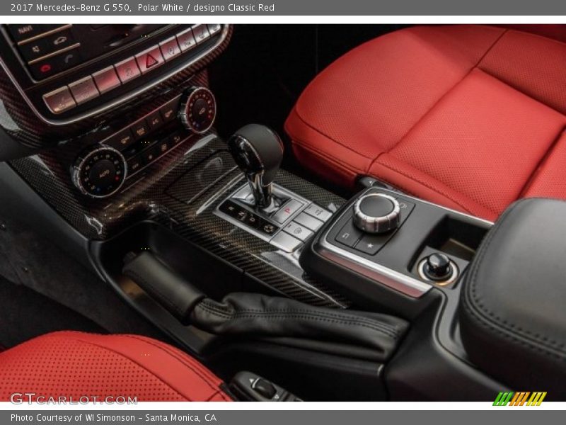 Polar White / designo Classic Red 2017 Mercedes-Benz G 550