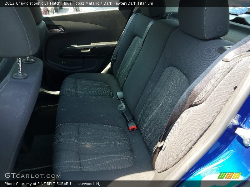 Blue Topaz Metallic / Dark Pewter/Dark Titanium 2013 Chevrolet Sonic LT Hatch