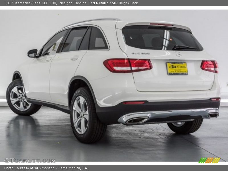designo Cardinal Red Metallic / Silk Beige/Black 2017 Mercedes-Benz GLC 300