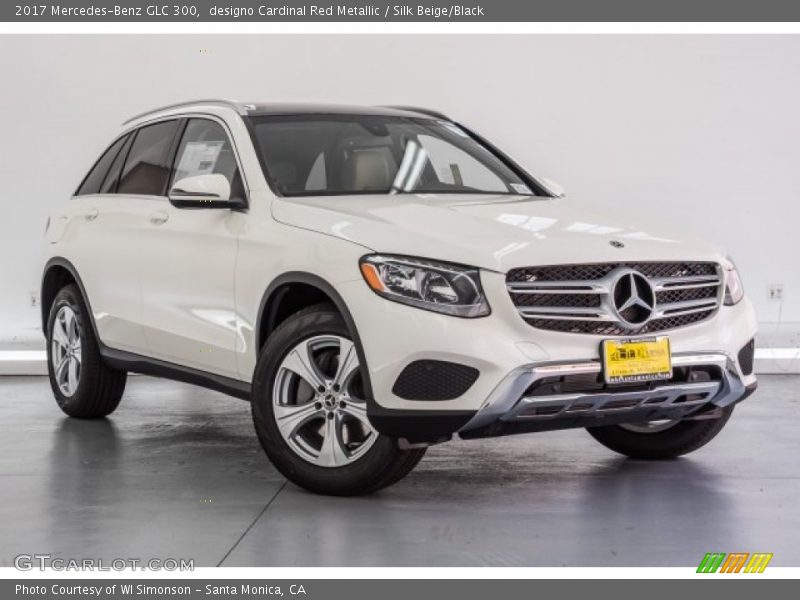 designo Cardinal Red Metallic / Silk Beige/Black 2017 Mercedes-Benz GLC 300