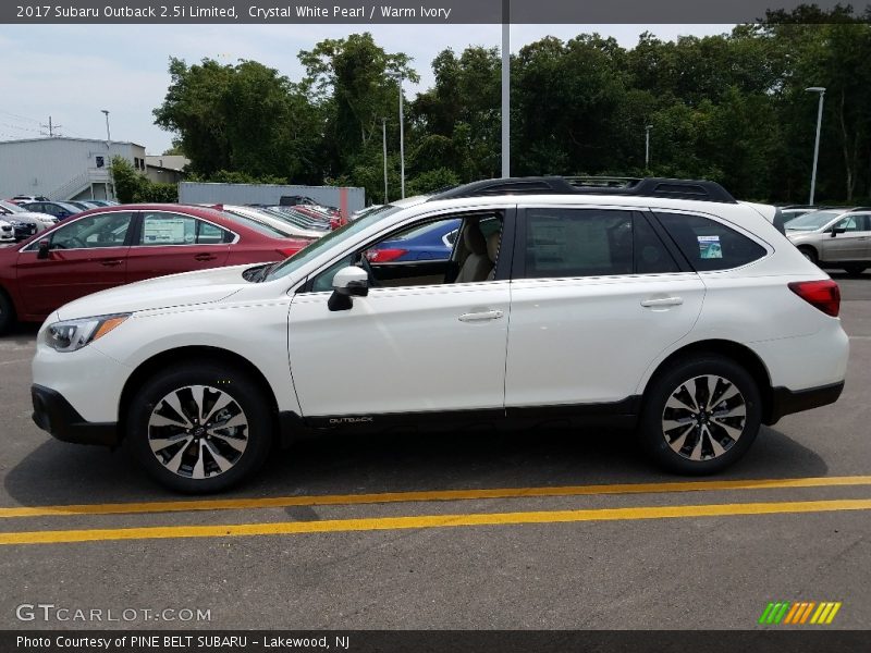 Crystal White Pearl / Warm Ivory 2017 Subaru Outback 2.5i Limited