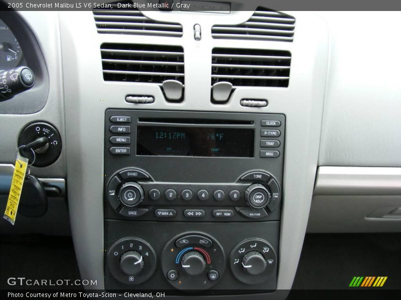 Dark Blue Metallic / Gray 2005 Chevrolet Malibu LS V6 Sedan