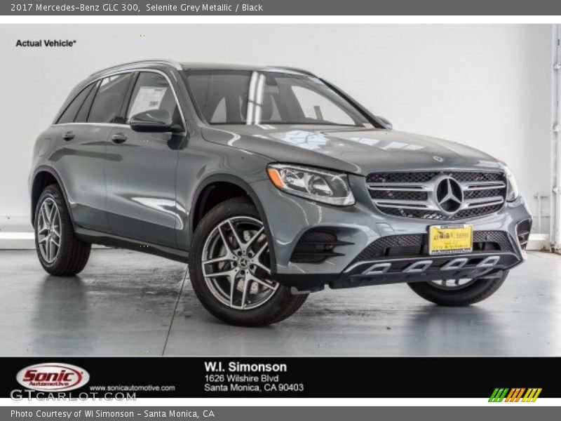 Selenite Grey Metallic / Black 2017 Mercedes-Benz GLC 300