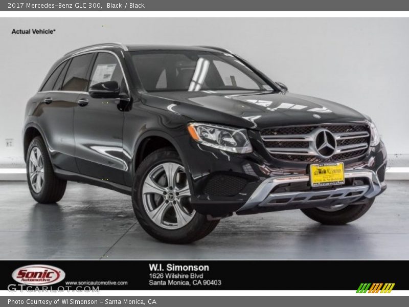 Black / Black 2017 Mercedes-Benz GLC 300