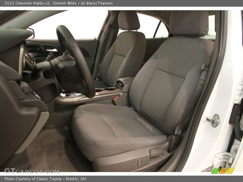 Summit White / Jet Black/Titanium 2013 Chevrolet Malibu LS