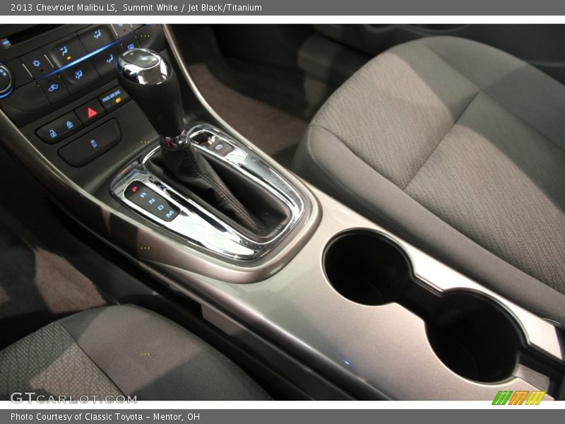 Summit White / Jet Black/Titanium 2013 Chevrolet Malibu LS