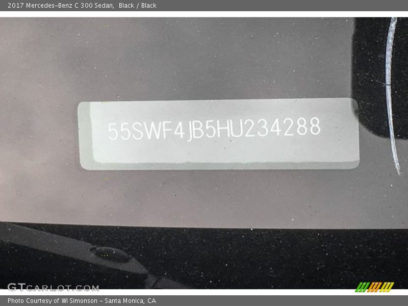 Black / Black 2017 Mercedes-Benz C 300 Sedan