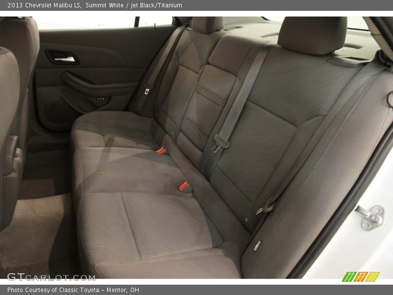 Summit White / Jet Black/Titanium 2013 Chevrolet Malibu LS