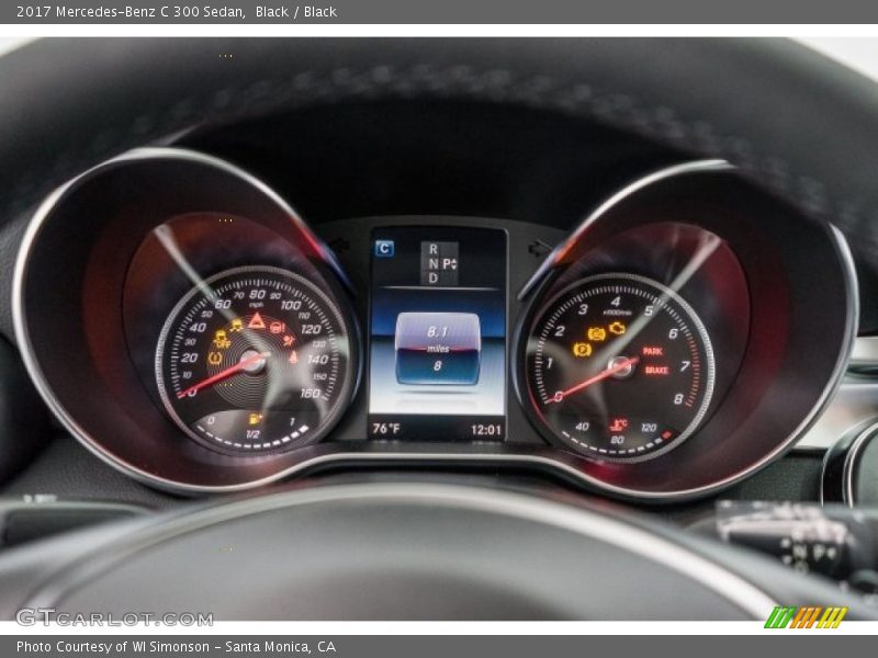 Black / Black 2017 Mercedes-Benz C 300 Sedan