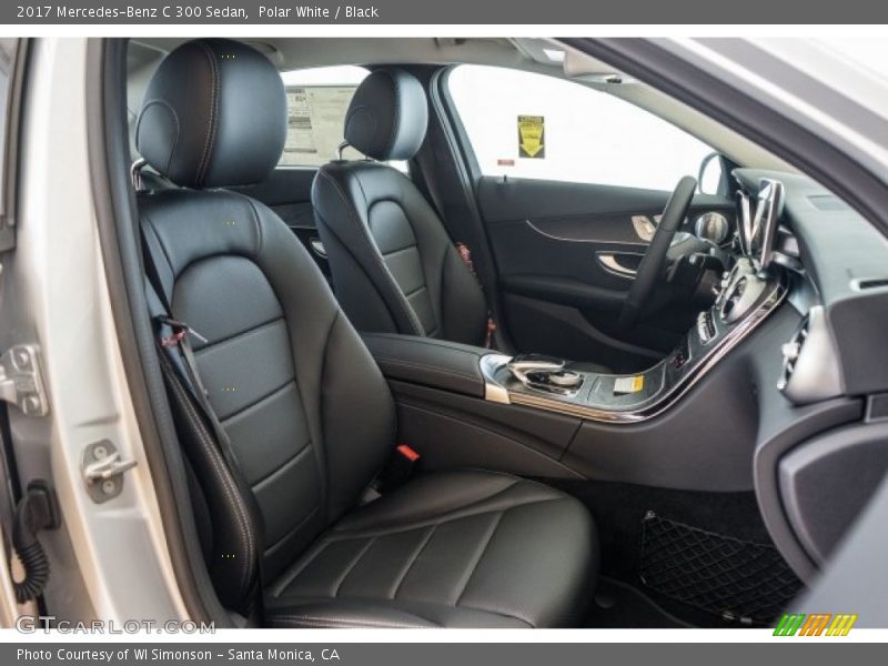 Polar White / Black 2017 Mercedes-Benz C 300 Sedan
