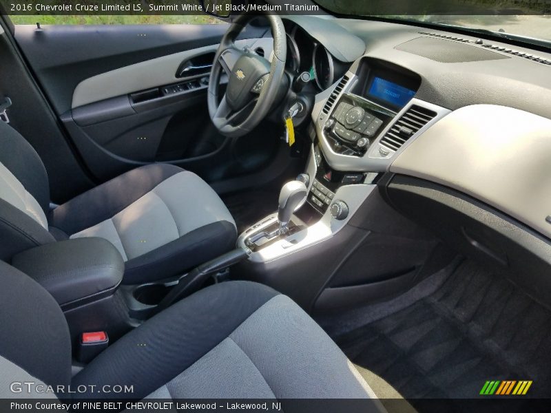 Summit White / Jet Black/Medium Titanium 2016 Chevrolet Cruze Limited LS