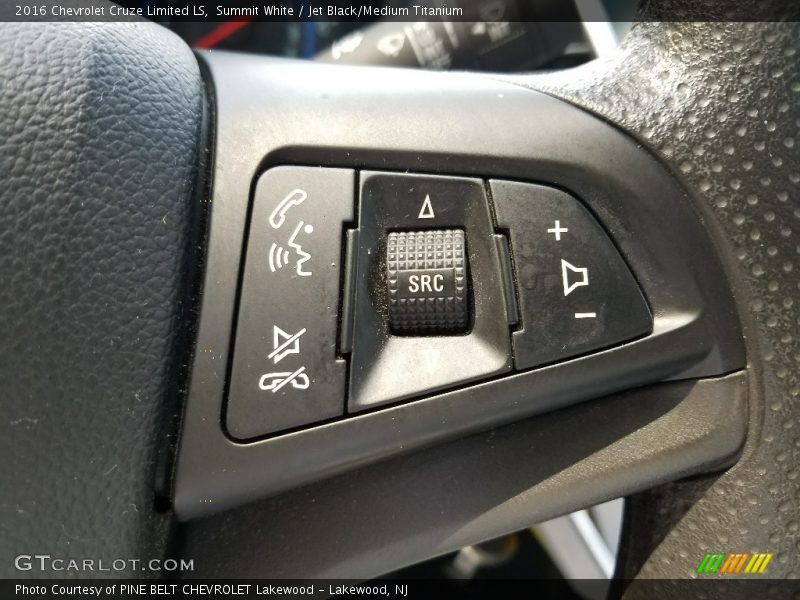 Summit White / Jet Black/Medium Titanium 2016 Chevrolet Cruze Limited LS